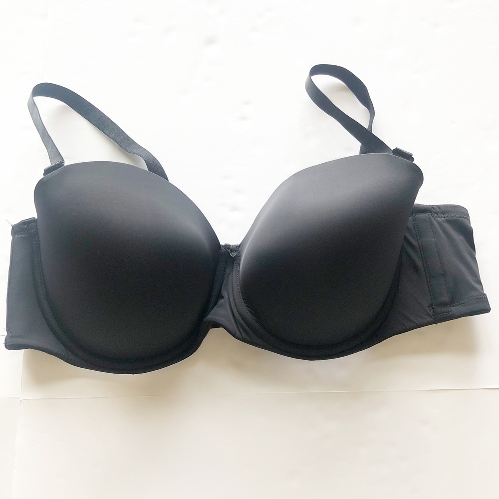 Torrid Bra Womens 48C Black Push-Up Strapless Multi-Way Underwire